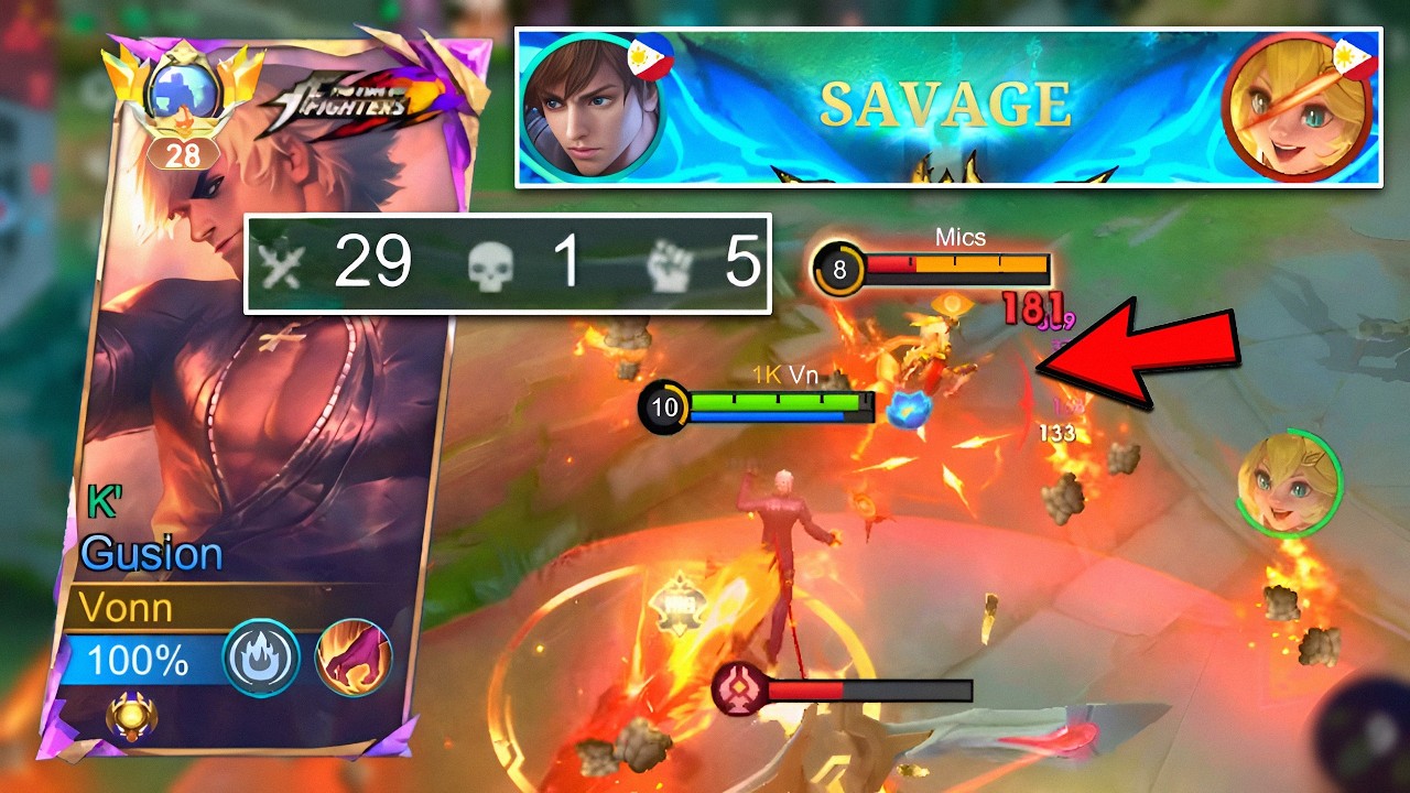 ЛУЧШИЙ ГЕРОЙ ДЛЯ ЛЕГКОГО РАЗГРОМА?!! ГУСИОН ТЕПЕРЬ ПРОСТО НЕВЕРОЯТНО СИЛЬНЫЙ!! 29 УБИЙСТВ ЗА 10 М...