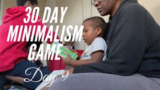 ORGANIZE BOOKS WITH ME | 30 Day Minimalism Game | Day 9