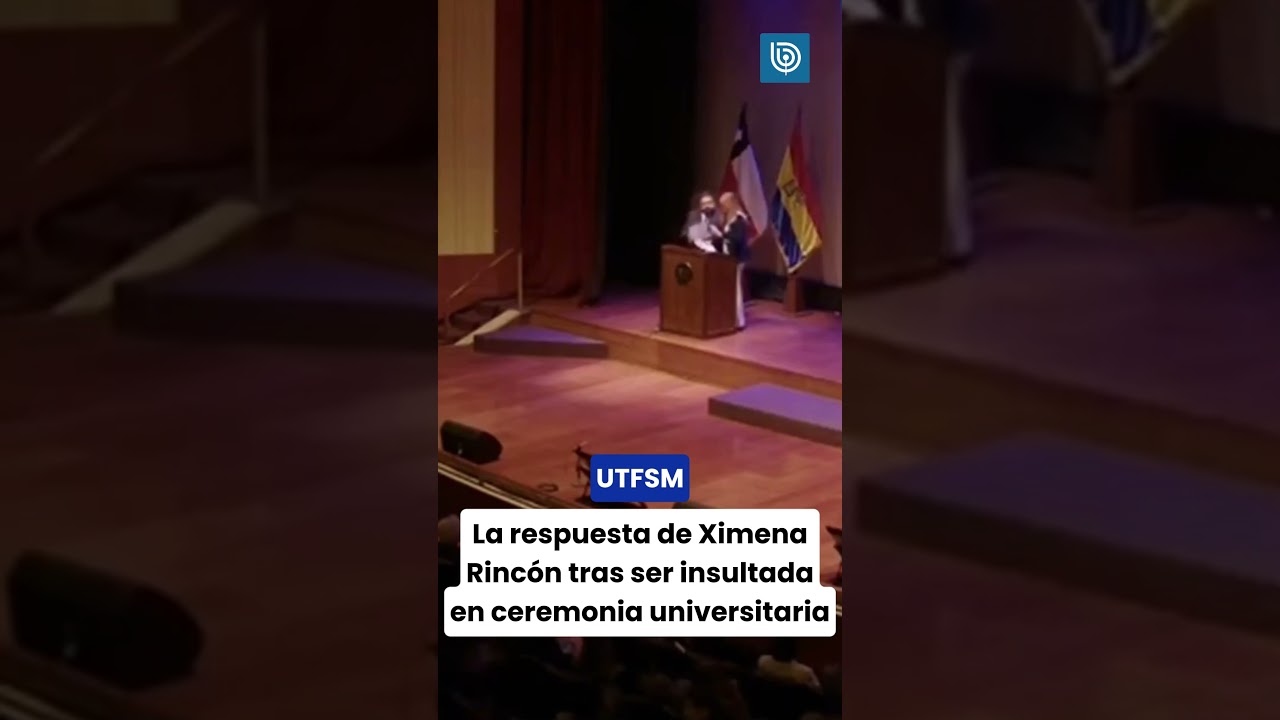 La respuesta de Ximena Rincón tras ser insultada en ceremonia universitaria de la UTFSM