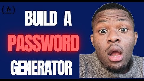 Tutorial 11: Build a Random Password Generator in JavaScript (FreeCodeCamp Project)
