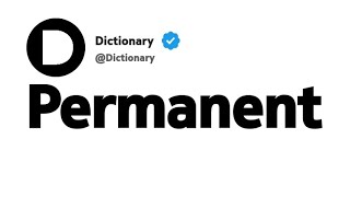 Permanent Synonyms | Similar Words