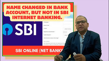 Live Demo for Changing Display Name in SBI Internet Banking
