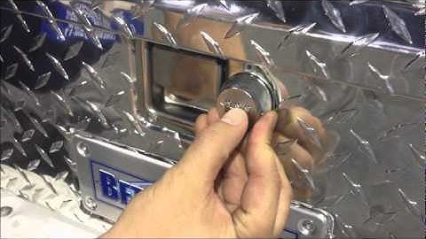 Combo Lock - Better Built Truck Tool Box.wmv
