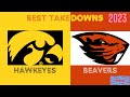 Iowa vs oregon state wrestling 2023  best takedowns