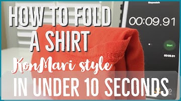 FASTEST Marie Kondo (KonMari) Style Folding Method | KONMARI ORGANIZATION 2019