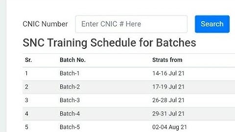 #Training #Scheduld SNC for All PST/ESE & Private Teachers Batch List of District Sahiwal  👇🏾👇🏾