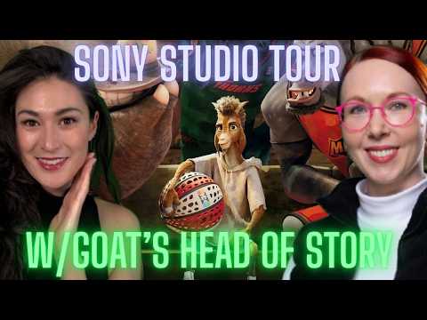 SONY PICTURES ANIMATION STUDIO TOUR with GOAT Head of Story Keely Prop