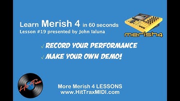 Record a Performance on MERISH 4 by John Ialuna