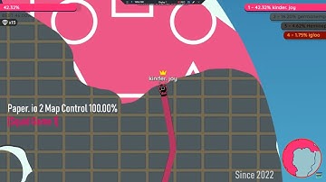 Paper io 2 Map Control 100.00% [Squid Game 1]