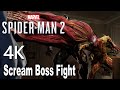 Spider-Man 2 PS5 Scream Boss Fight 4K