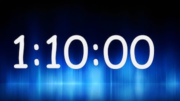 1 Hour 10min Timer / Countdown from 1h 10min