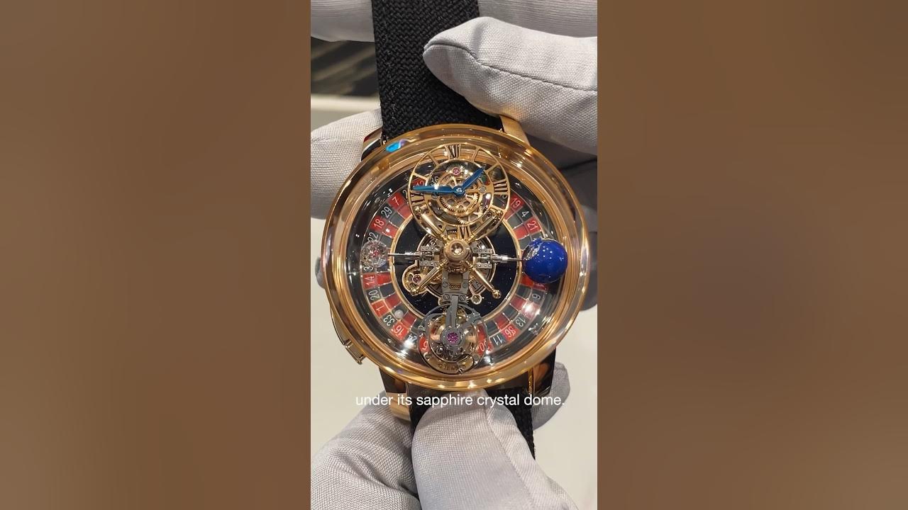 JEWELRY OF CELEBRITIES on Instagram: Drake expressing his love for  gambling with a $620,000 @jacobandco Astronomia Casino watch 🎰 This  timepiece features a double-axis tourbillon and a never seen before  spinning roulette