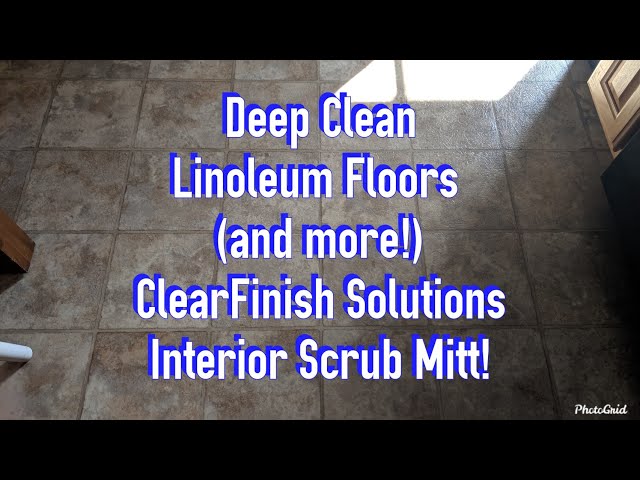 How to Deep-Clean Vinyl and Linoleum Floors