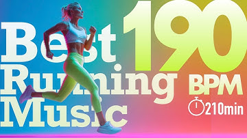 210-Minute 190BPM Running Music | Sprint & HIIT Power Mix | Push Your Limits