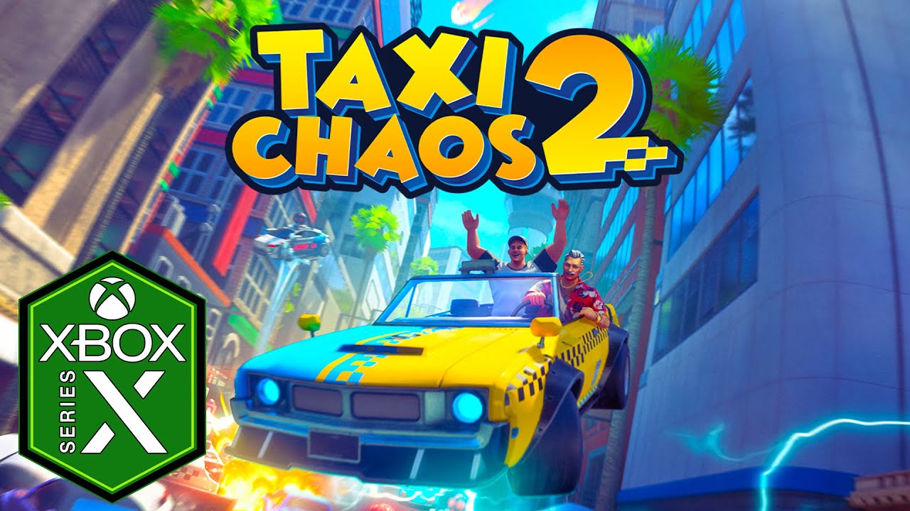 Игровой процесс Taxi Chaos 2 на Xbox Series X [Оптимизировано]