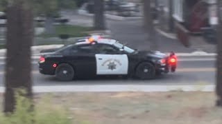 *CHP* California Highway Patrol Dodge Charger Responding Code 3 In Big Bear
