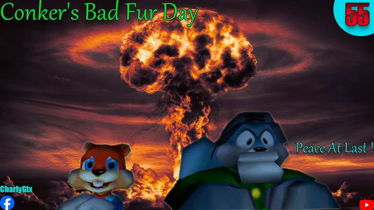Conker's Bad Fur Day - Peace At Last | It's War | Parte #55 ...