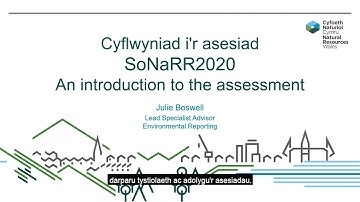 SoNaRR2020 Introduction Video - Welsh subtitles
