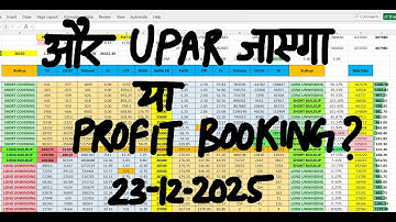 Nifty Prediction For Tomorrow 23 Dec I Bank Nifty Tomorrow Prediction I Tomorrow Market Prediction