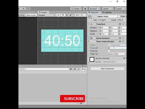 How to Create a Simple Countdown Timer in Unity | #shorts - YouTube