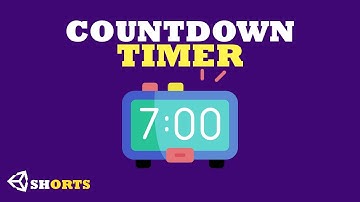 How to  Create a Simple Countdown Timer in Unity | #shorts
