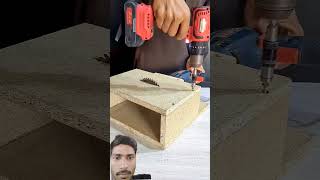 make a wood cutter with an electric drill #diy #tools #tricks #viral #carpentry #viralvideo