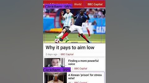Apptest.ai test bot exploring BBC News