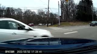 Missing A Red Light Runner by Mere Inches! 3/2/22
