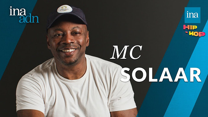 MC Solaar, le sage poète du rap français | adn X INA HIP-HOP