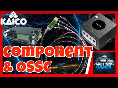 Preview of Kaico Labs' GameCube Component Cables & OSSC With Opinions