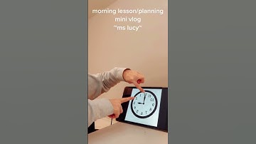 Morning lesson planning! #teacher #firstgrade #mslucy #preppy #roleplay #teacher #grwm #shorts