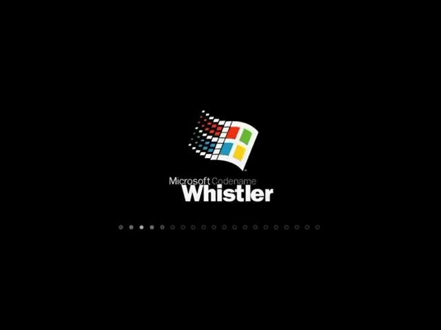 Windows Whistler Startup and Shutdown sounds simplified reversed