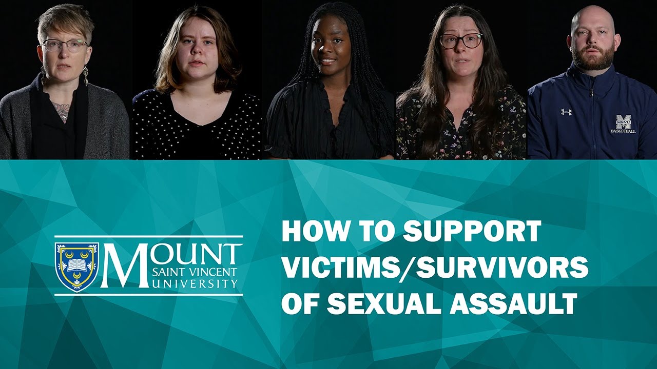 How to support victims/survivors of sexual assault - YouTube