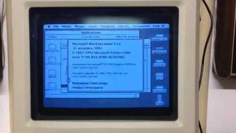 Macintosh Classic with 68030 accelerator @ 40 MHz - Word launch time