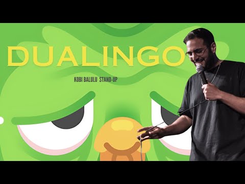 kobi balulu stand up - Dualingo #standupcomedy #languagelearning #português #סטנדאפ #comedy