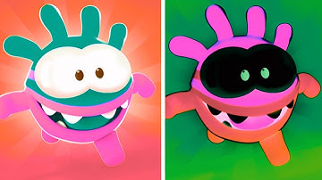 Om Nom Run 🐻 vs Reverse Colour Run walkthrough , iOS Android New Update ( part : 1586 )