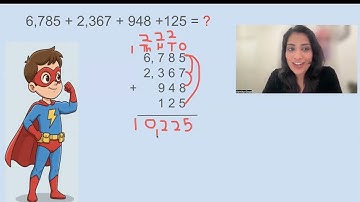 Addition Superhero | Adding Large numbers -  Lesson 2 Part1