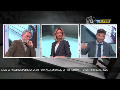 ANZIL SU FACEBOOK PUBBLICA LA VITTORIA NEL SONDAGGIO DI TV12: IL DIBATTITO POLITICO | 02/10/2025