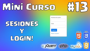 Mini Curso: Inicio de Sesión | Validar entrada de datos | Parte #13