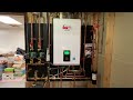 Navien NCB-190/60H two zone combination boiler &amp; tankless install