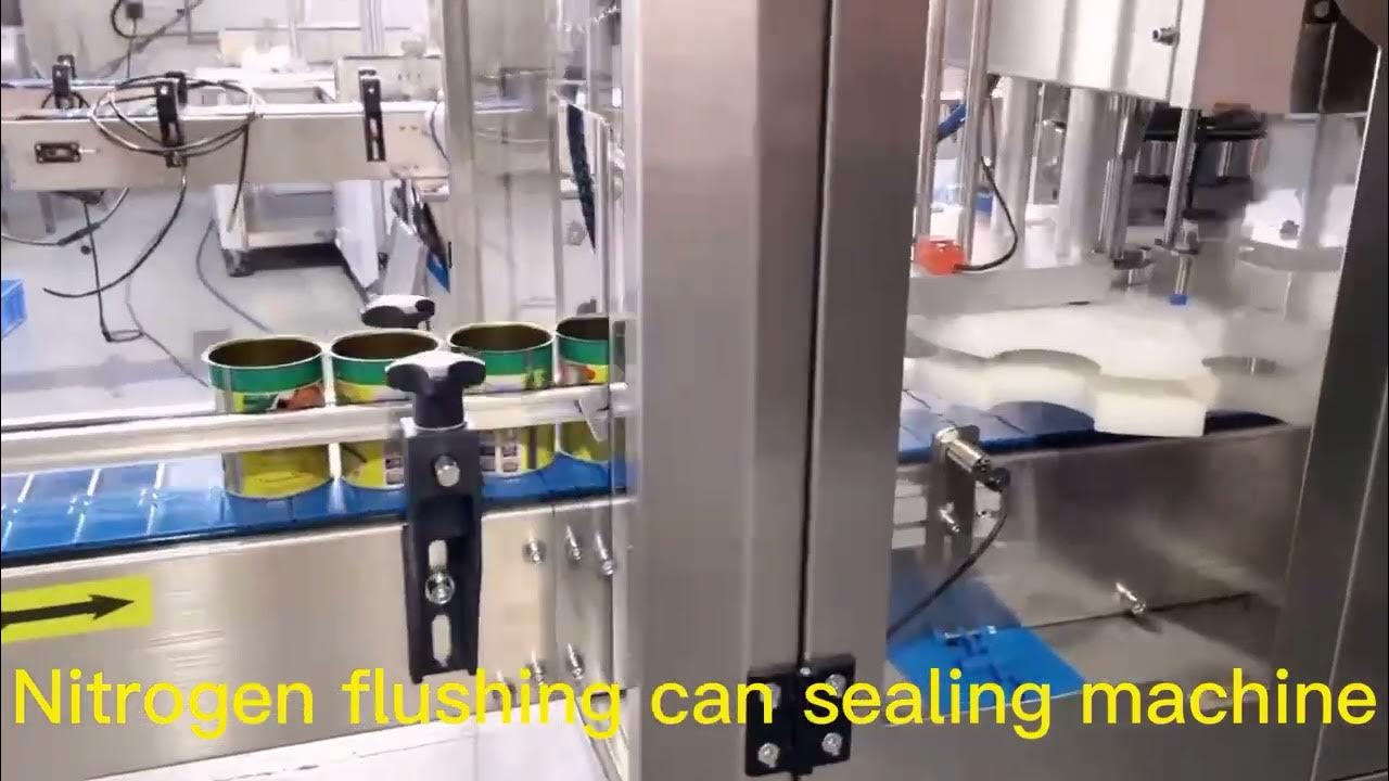 Simple nitrogen flushing Can Sealing Machine, Can Sealer Machine for