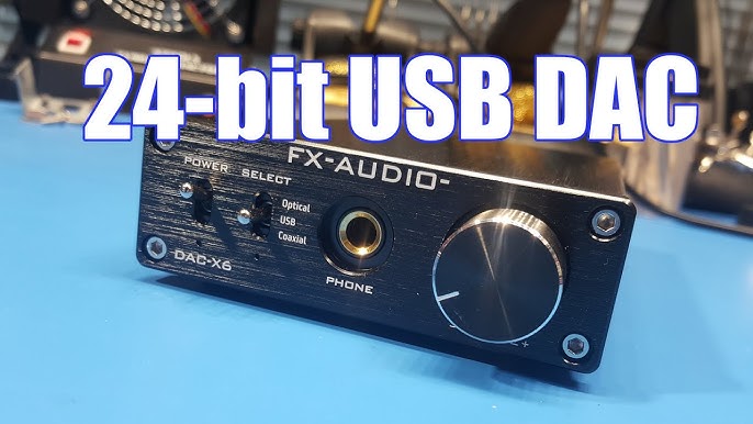 NEW FX-AUDIO DAC-X6 MINI HiFi 2.0 Digital Audio Decoder DAC Input  USB/Coaxial/Optical Output RCA/ Amplifier 24Bit/96KHz DC12V