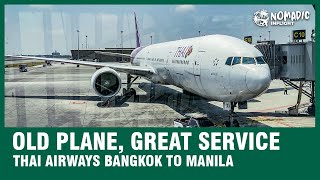 TRIP REPORT: Thai Airways Boeing 777300ER in Economy | Bangkok to Manila