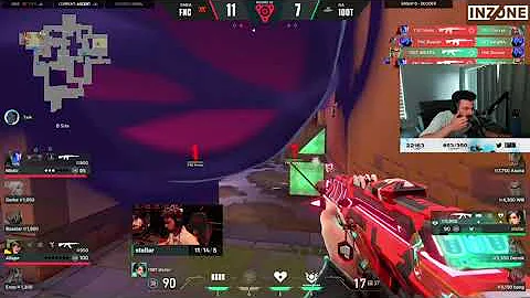 Tarik reaction to Fnatic reaching match point vs 100 Thieves LOL