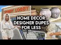 HOBBY LOBBY HOME DECOR SHOP WITH ME | DESIGNER DUPES FOR LESS