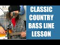 Classic country bass line lesson