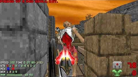 Doom 2 - Congestion 1024 - Map15s: Bantam - ITYTD-Speed in 1:01