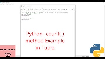 Python- count( ) method Example in Tuple