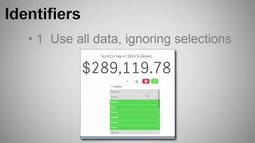 Introduction to Set Analysis - Qlik Sense