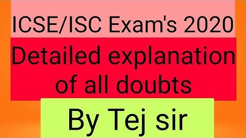 ICSE Exam